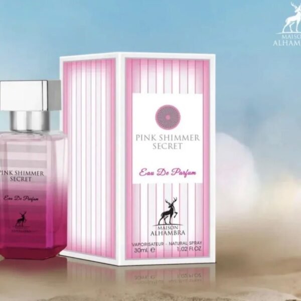 Perfume Pink Shimmer Secret Alhambra Miniatura 30ml Um Luxo!